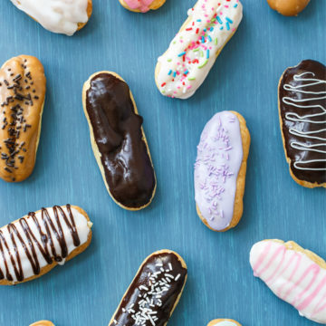 Homemade eclairs clearance