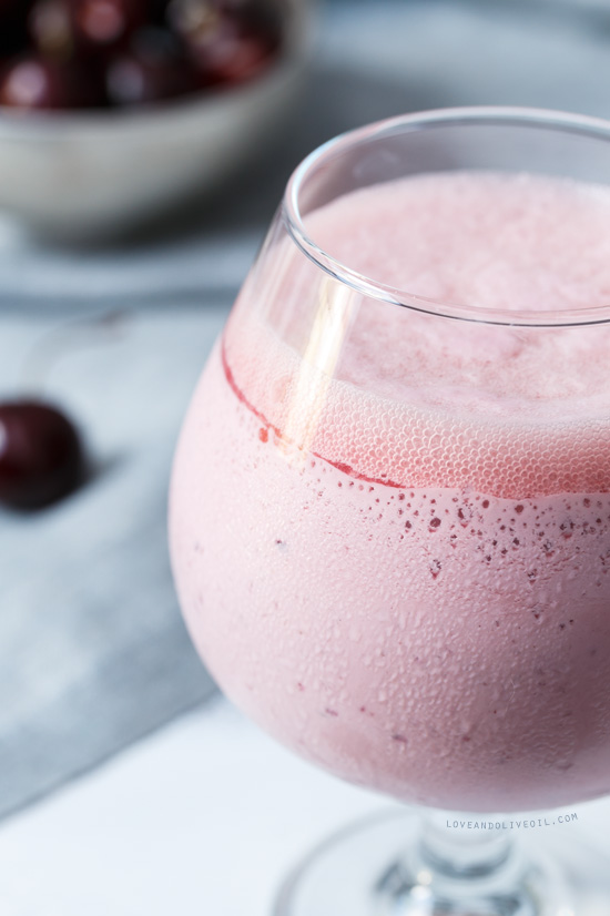 Cherry Lambic Beer Milkshakes for #MilkshakeWeek from @loveandoliveoil