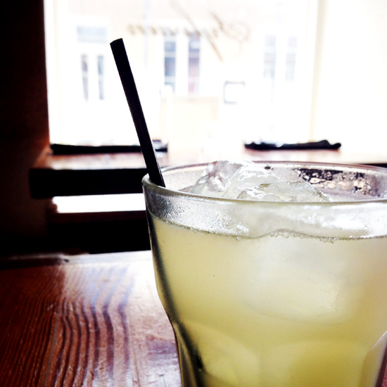 Homemade Gingerale at Sylvain in New Orleans