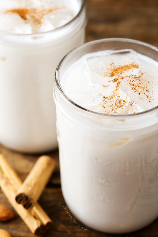 Homemade Horchata from www.loveandoliveoil.com
