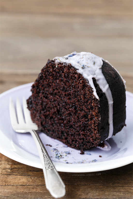 Chocolate Lavender & Earl Gray Bundt Cake