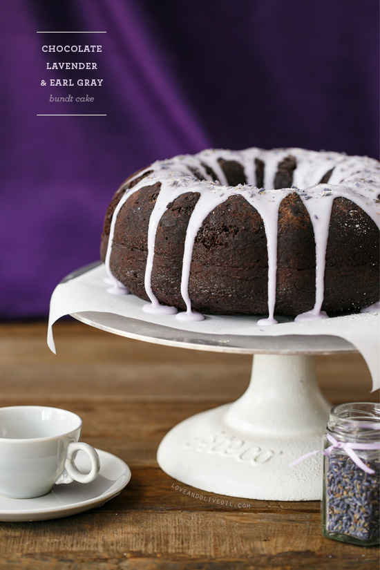 Chocolate Lavender & Earl Gray Bundt Cake