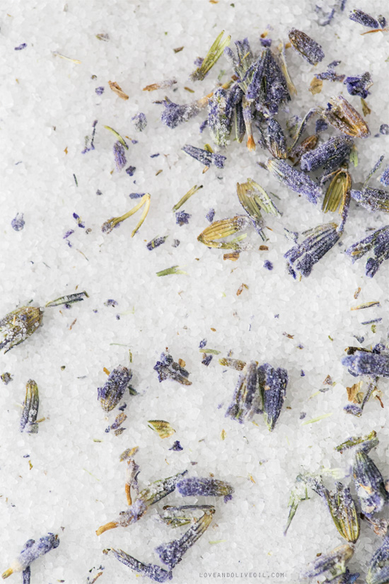 Lavender Sugar for Chocolate Lavender & Earl Gray Bundt Cake