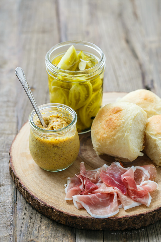 Country Ham and Pickle Sliders