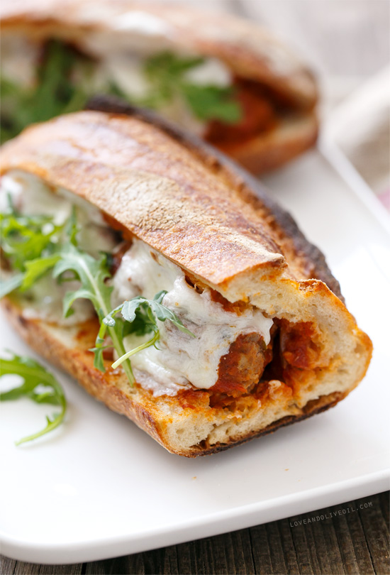 Spicy Italian Meatball Sandwiches