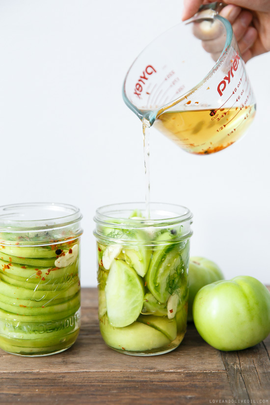 Pickled Green Tomatoes