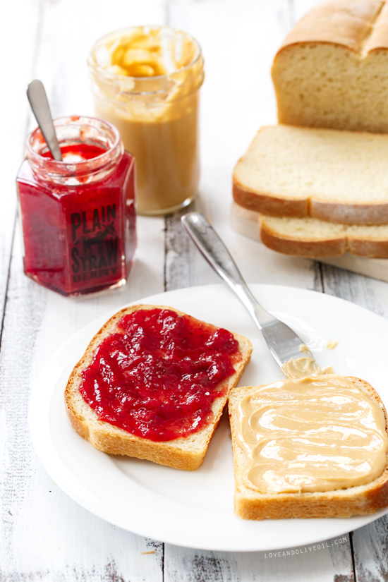 Ultimate Scratch Made Peanut Butter And Jelly Sandwiches Love And Olive Oil