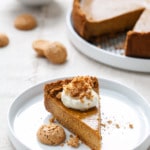 Amaretti Pumpkin Pie Recipe with Cookie Crust