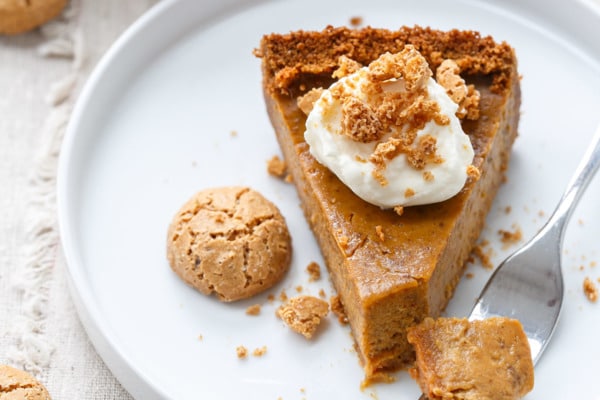 Amaretti Pumpkin Pie