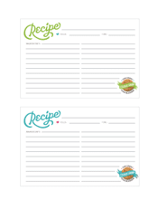 Cookie Swap Printables: Recipe Cards