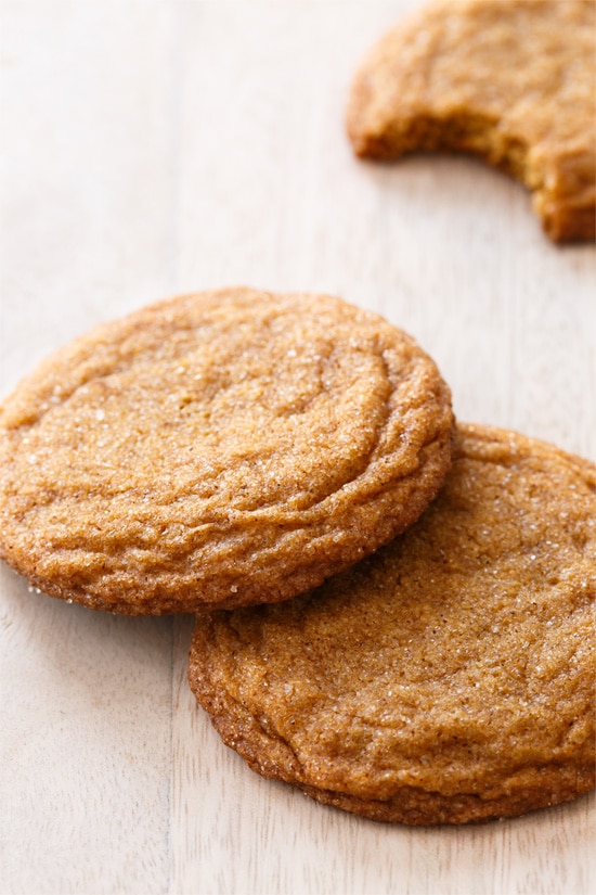 Molasses Snickerdoodle Cookies