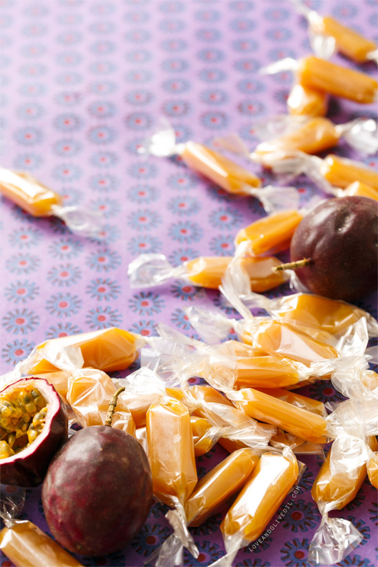 Passion Fruit Caramel Candy