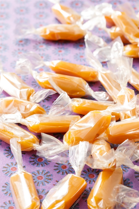 Homemade Passionfruit Caramel Candy