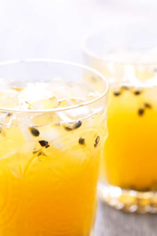 Meyer Lemon & Passionfruit Lemonade