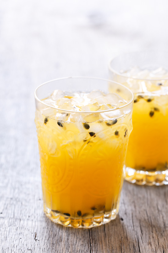 Meyer Lemon & Passionfruit Lemonade