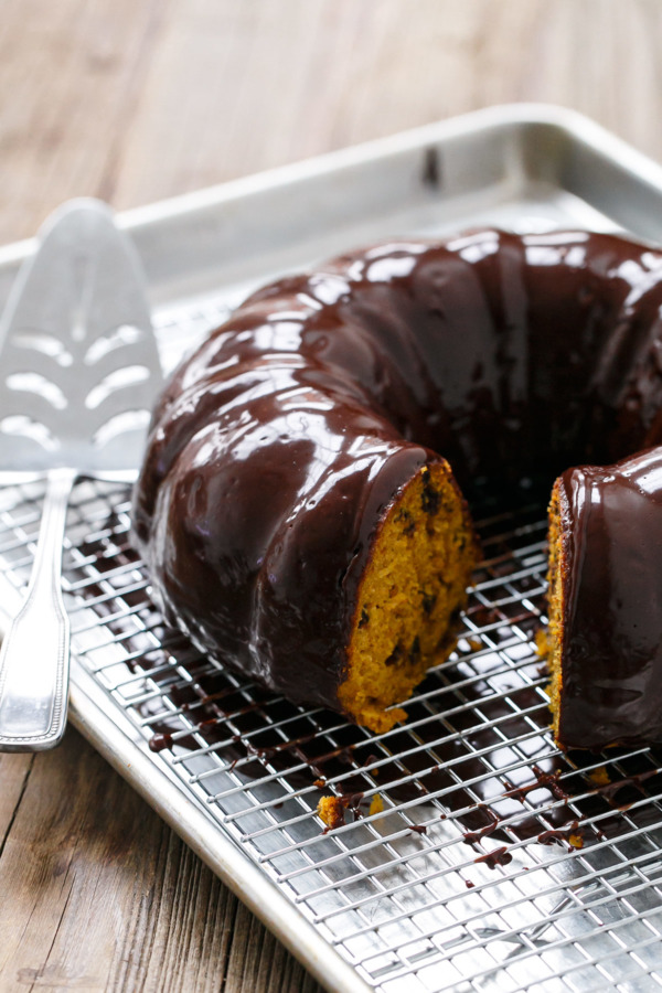 Pumpkin Chocolate Chip Bundt Cake