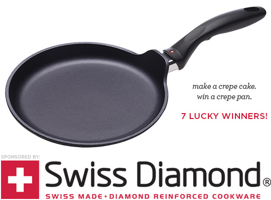 Make a crepe cake, win a crepe pan from Swiss Diamond!