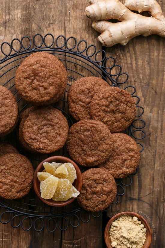 Triple Ginger Snap Cookies
