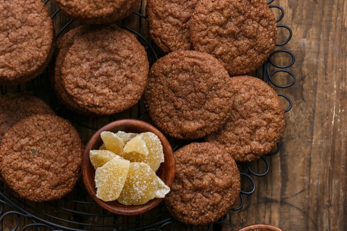 Triple Ginger Snap Cookies