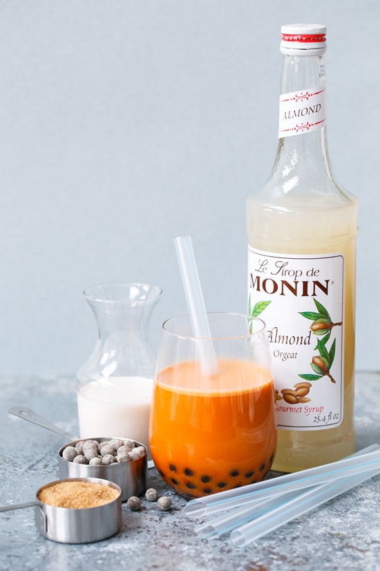 Thai Almond Milk Bubble Tea