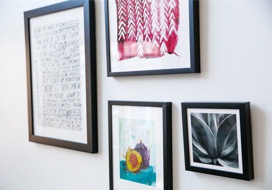 Loft Dining Room Art Wall