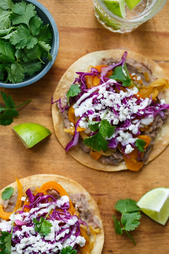 America's Test Kitchen Vegetarian Pinto Bean Tostadas