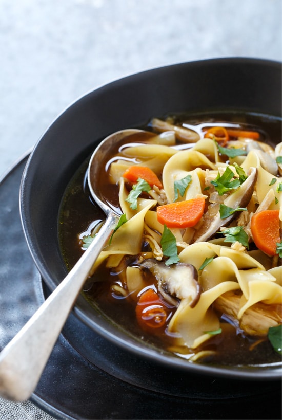 Spicy Asian Chicken Noodle Soup