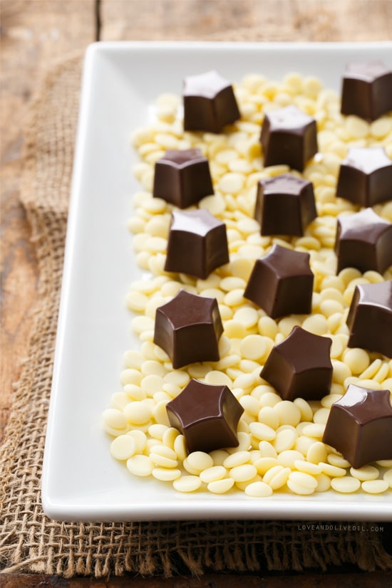 White Chocolate & Peanut Butter Avalanche Truffles