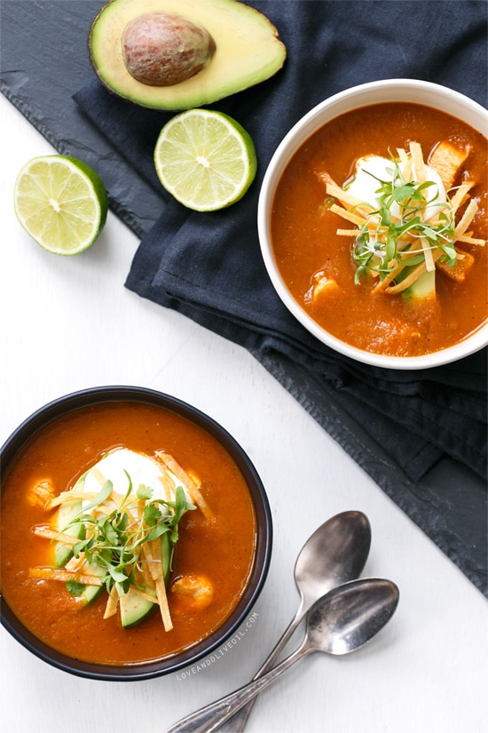 Recipe for One-Pot Chicken Tortilla Soup