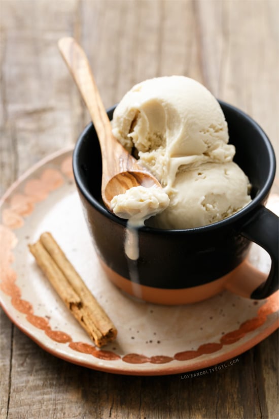 Homemade Horchata Ice Cream