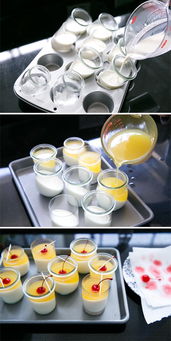 How to make layered panna cotta