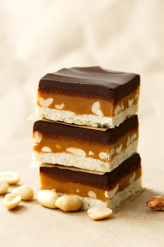 Peanut Butter Millionaire Shortbread Bars