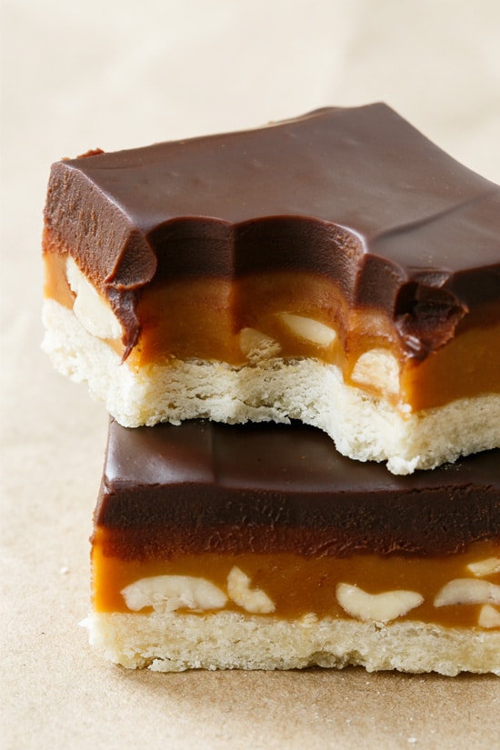 Peanut Butter Millionaire Shortbread Bars