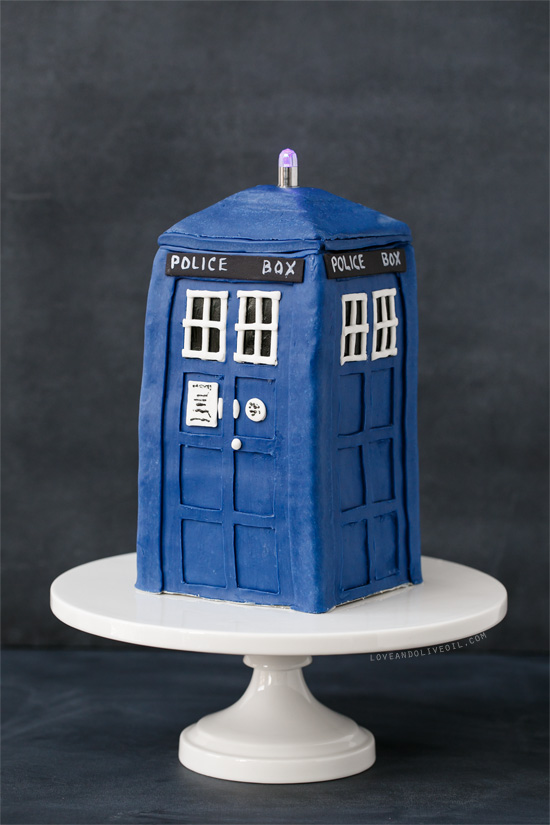 Doctor Who TARDIS Birthday Cake