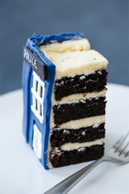 Doctor Who TARDIS Birthday Cake