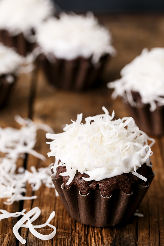 Vegan Chocolate Coconut Cupcakes with Whipped Coconut Cream Frosting
