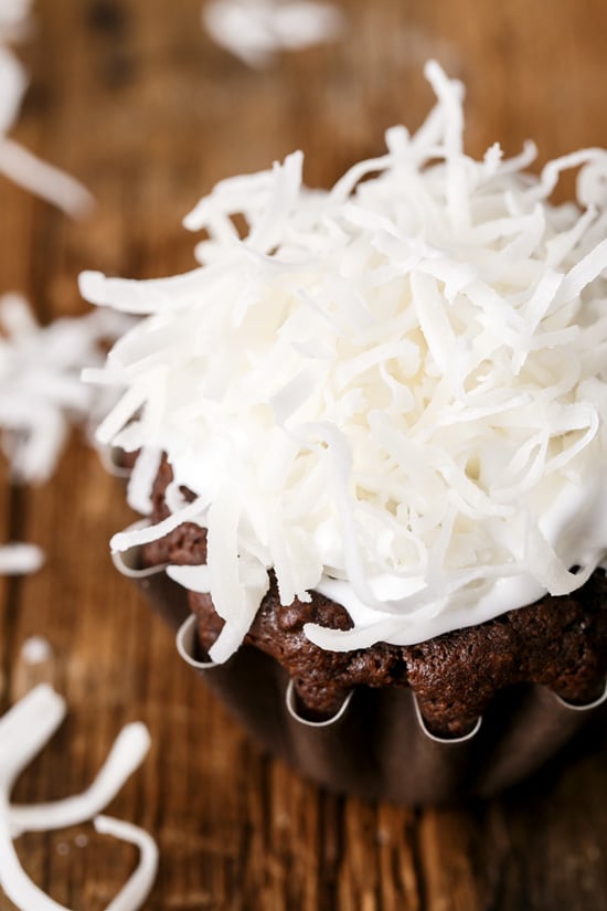 Vegan Chocolate Coconut Cupcakes with Whipped Coconut Cream Frosting