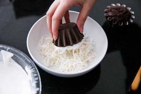 Vegan Chocolate Coconut Cupcakes with Whipped Coconut Cream Frosting