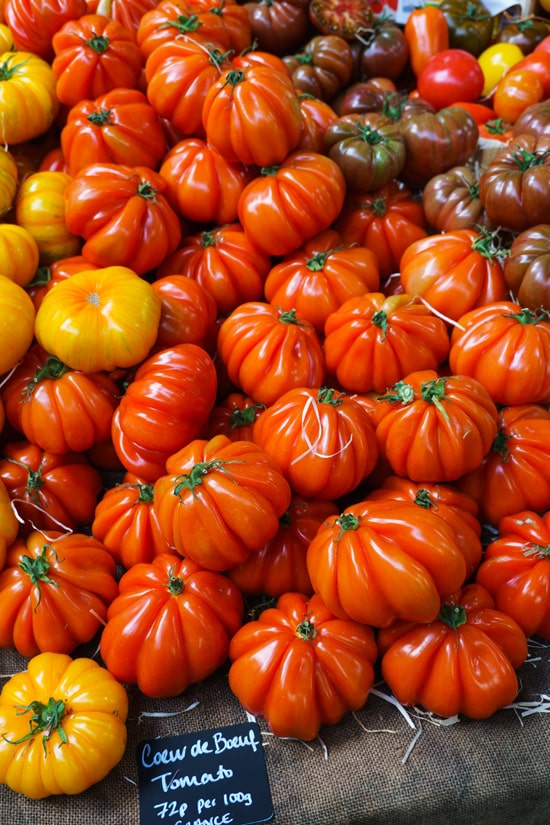 French Tomatoes in London's Borough Market