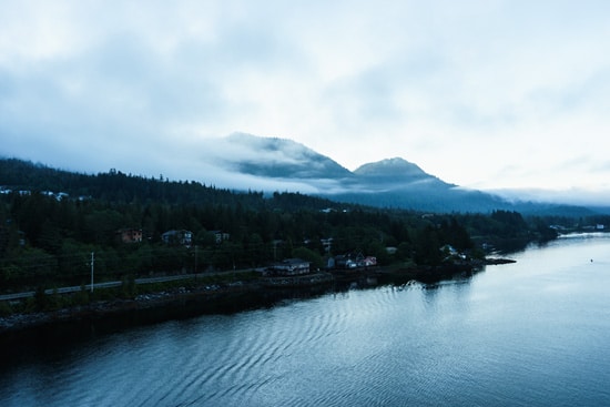 Sailing in to Ketchikan, Alaska aboard the Ruby Princess