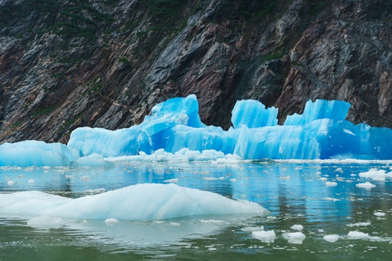 Crystal Blue Icebergs, Tracy Arm Fjord, Alaska