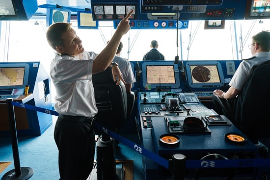 The Bridge aboard the Ruby Princess