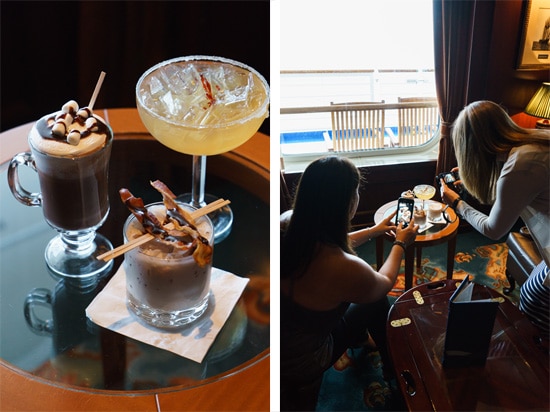 Chocolate Journeys cocktails aboard the Ruby Princess