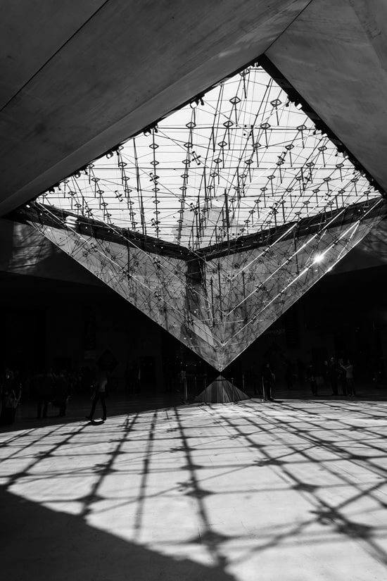 Invert Pyramid, Louvre Paris France