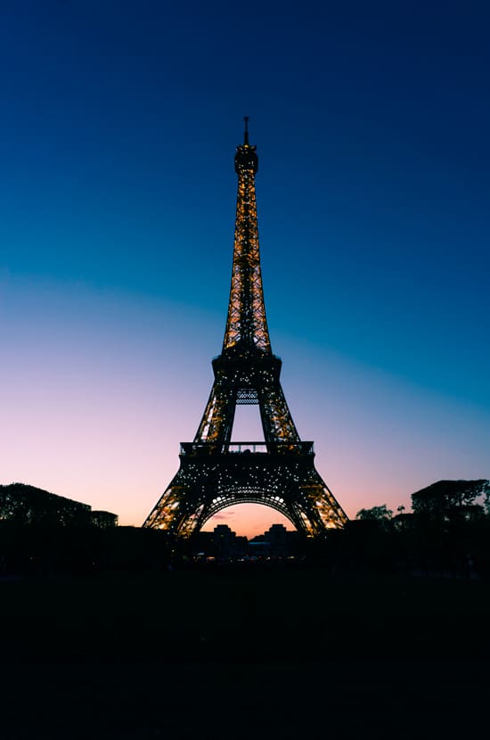 Tour de Eiffel at Sunset