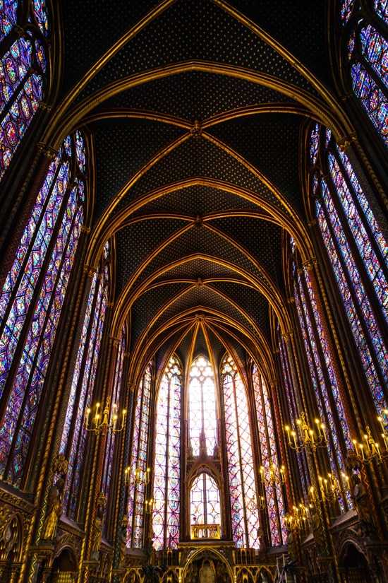 Sainte-Chapelle Cathedral, Paris France