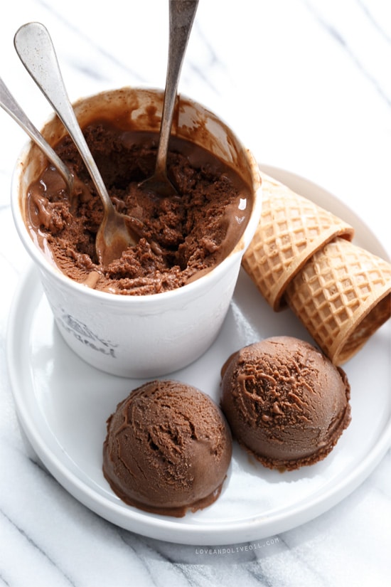 Aztec Chocolate Caramel Ice Cream with a hint of Cinnamon and Cayenne