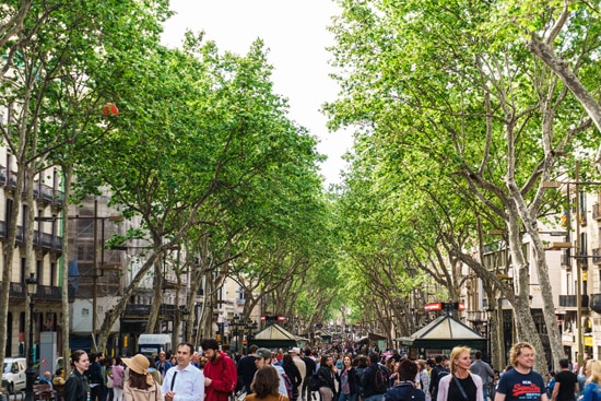 La Rambla, Barcelona, Spain