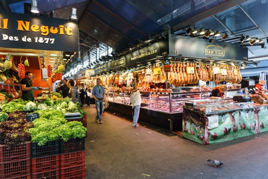 La Boqueria Market, Barcelona Spain