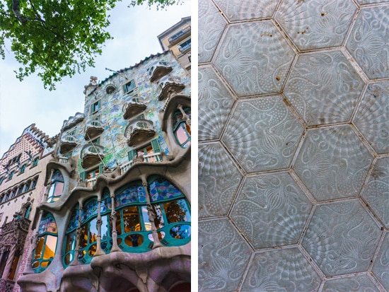 Casa Batllo by Gaudi, Barcelona Spain